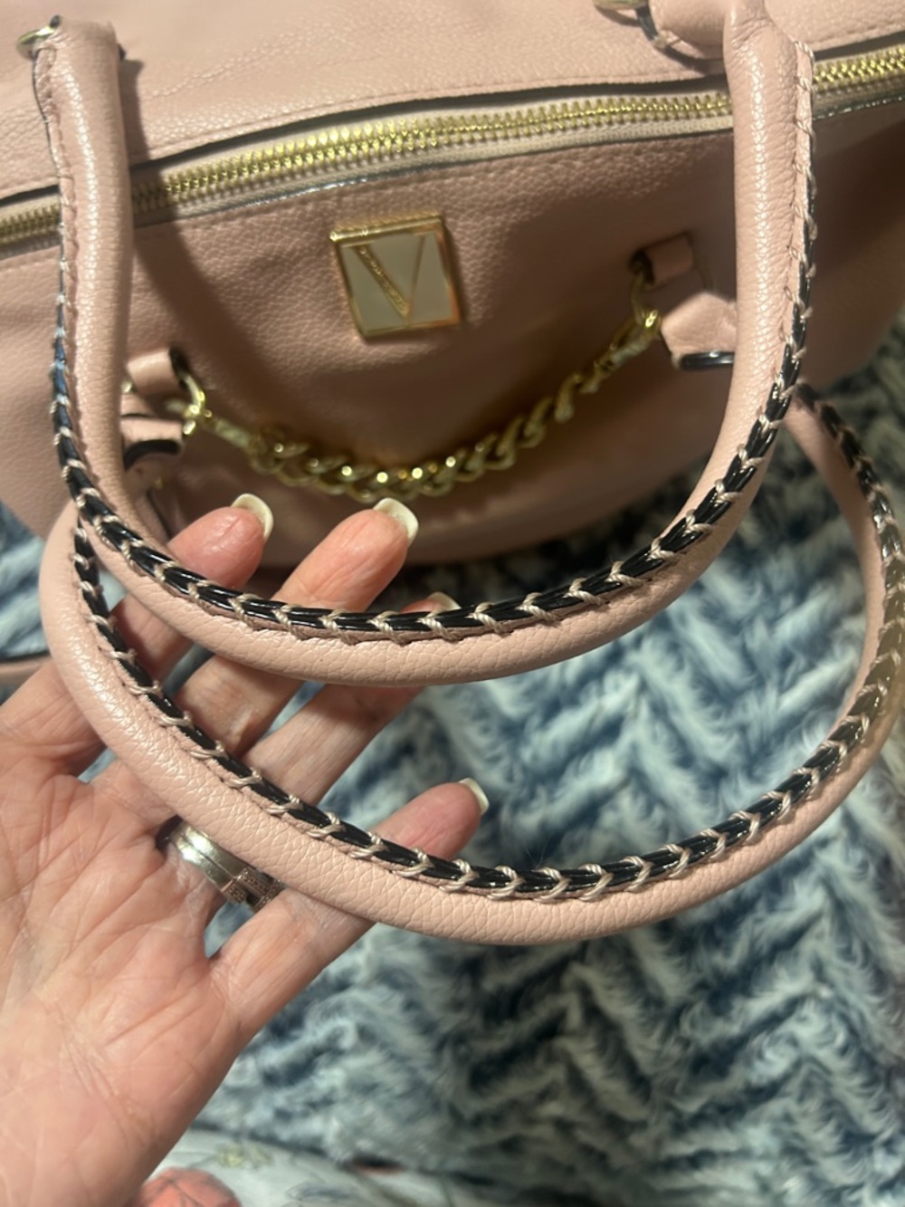 Victoria’s Secret Pink Leather Handbag - Picture 7 of 12